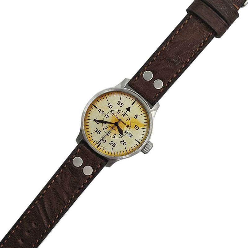 Messerschmitt Automatic Fliegeruhr Watch with Aged Patina Type-B Dial #ME-7H131A
