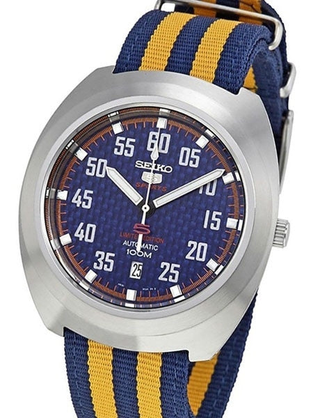 Seiko Sports 5 Automatic 23-Jewel Watch with a 44mm Turtle-Style Case #SRPA91K1
