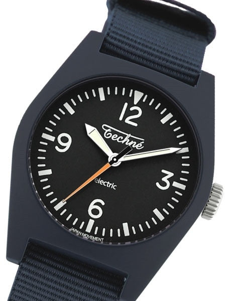 Techne Hummingbird Watch with Dyed Bead-Blasted Titanium Case #222.116