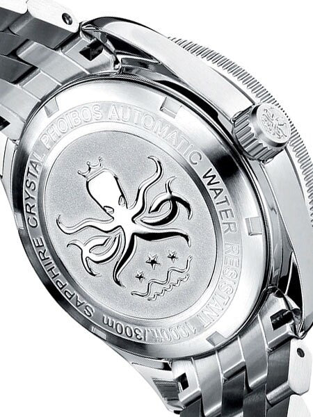 PHOIBOS Wave Master 300-Meter Automatic Dive Watch with AR Sapphire Crystal #PY010E