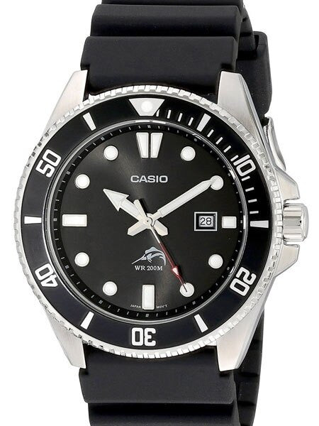Casio 200 Meter Stainless Steel Quartz Dive Watch with Rotating Bezel #MDV-106-1A