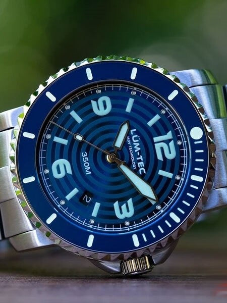 Lum-Tec 43mm Swiss Automatic, Anti-Magnetic 350 meter Dive Watch #350M-2