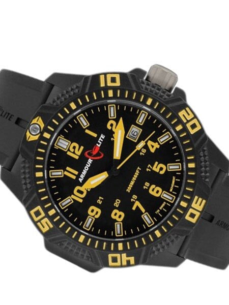 Armourlite Caliber Series Black Dial Watch with Tritium Illumination and Sapphire Crystal #AL614