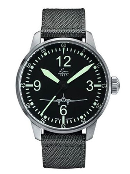 Laco DC-3 Homage 21-Jewel Automatic (Limited Edition) Pilot Watch with Sapphire Crystal #862001