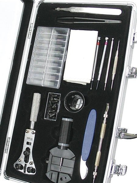 Professional Watch Tool and Strap Change Kit with Aluminum Case #TSA6002