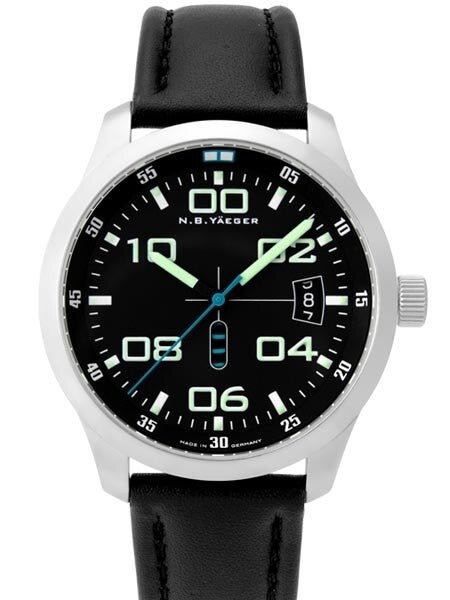 NB Yaeger Swiss Automatic Pilot Watch with Sapphire Crystal #TURBULENCE-C1
