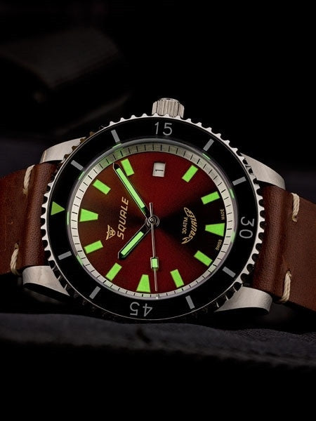Squale Montauk 300 Meter Swiss Made Automatic Dive Watch with Sapphire Crystal #MTK-05