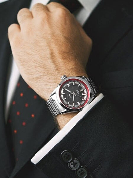 Lew and Huey Sporty Cerberus Automatic Dress Watch with 42mm SS Case  #Cerberus_grey