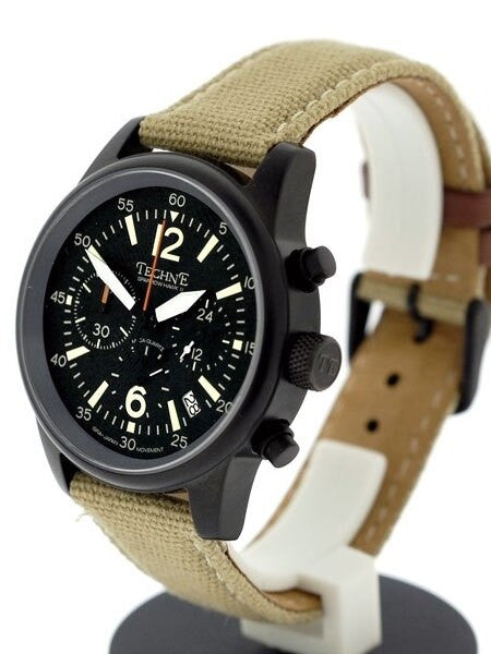 Techne 41.5mm SparrowHawk II Quartz Chronograph with 24-Hour Sub-Dial  #477.132