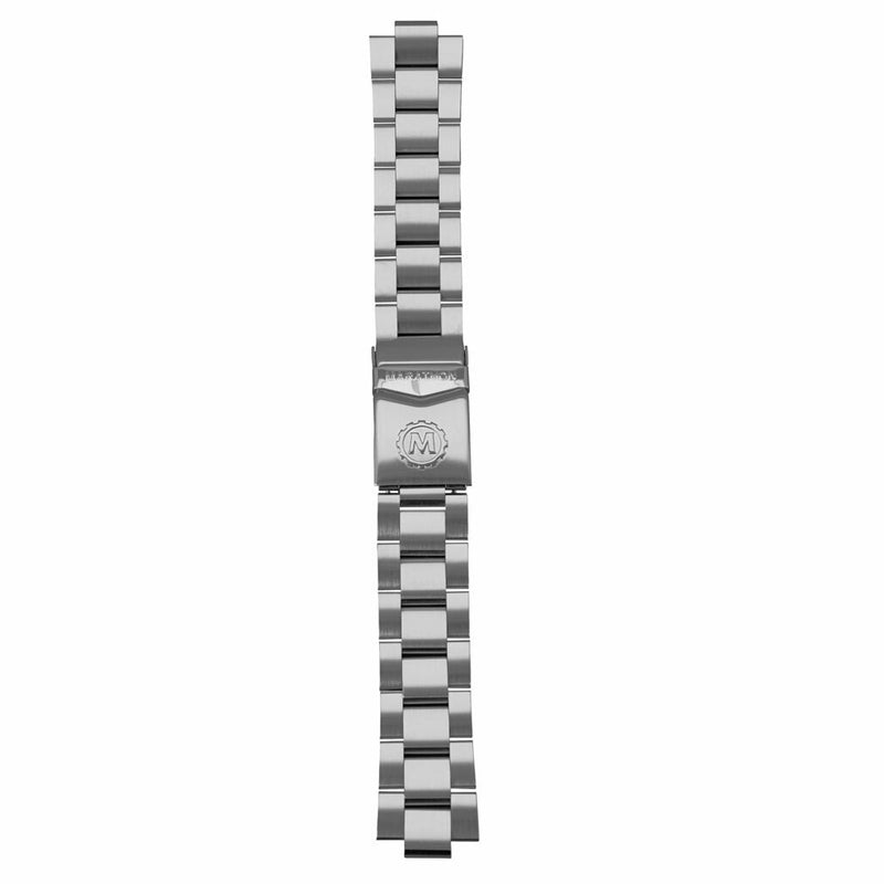 Marathon Brushed Finish Solid Link Bracelet #WW005016MA-A (18mm)