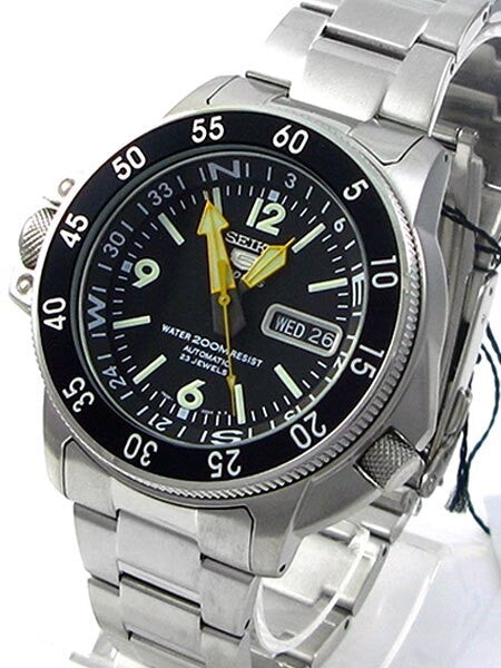Seiko Sports 5 Land Shark Automatic with Inner Rotating Compass Scale #SKZ211K1