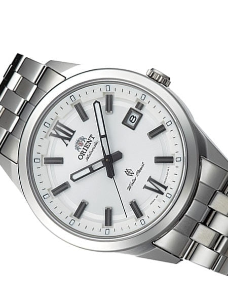 Orient 41mm Sentry Automatic Watch with White Dial and Sapphire Crystal #ER2G003W