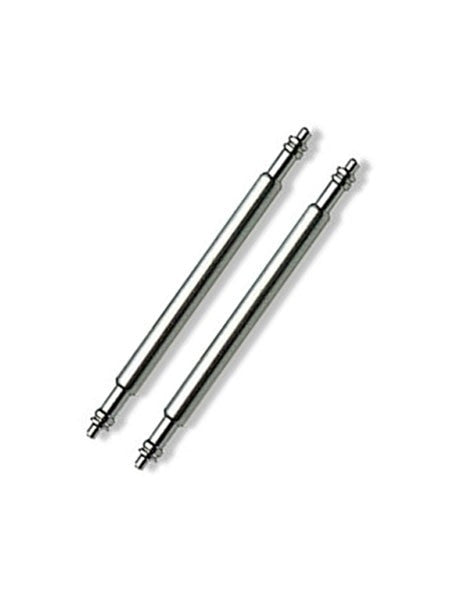 Pair of 20mm Double Flange Spring Bars for Watch Straps and Bracelets #SDF-150S-20