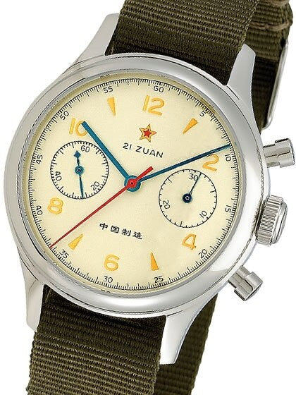 Scratch and Dent - Seagull 1963 Hand Wind Mechanical Chronograph with Sapphire Crystal #6345G-2901 4