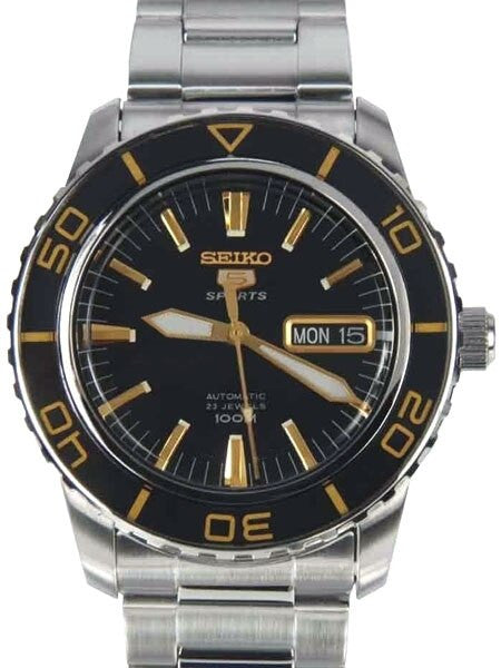 Scratch and Dent - Seiko 41mm Sports 5, 23-Jewel Automatic Watch with Day and Date Window #SNZH57K1 1
