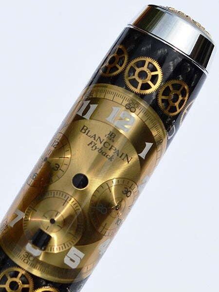 Artisan Crafted Collectable Pen made with Blancpain dial and assorted gears, cogs, screws and bridges #WPP701RB