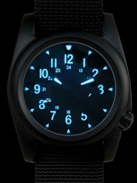 Bertucci A-2S Ballista 40mm Black ION Stainless Steel Watch with Sapphire Crystal #11086