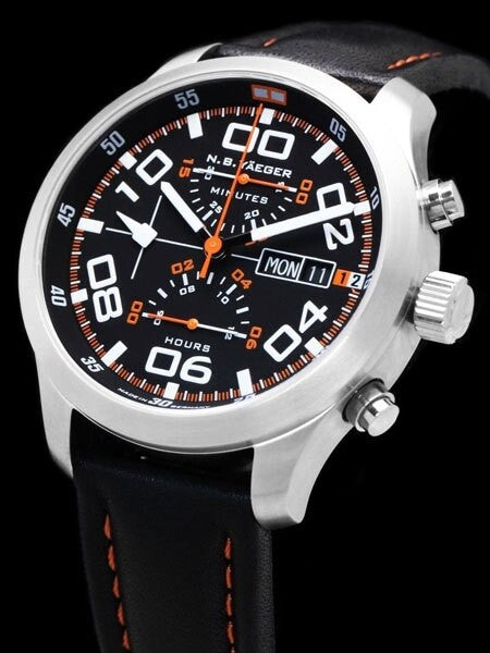 NB Yaeger Valjoux 7750 Swiss Automatic Chronograph with Sapphire Crystal #CHARLIE-C2