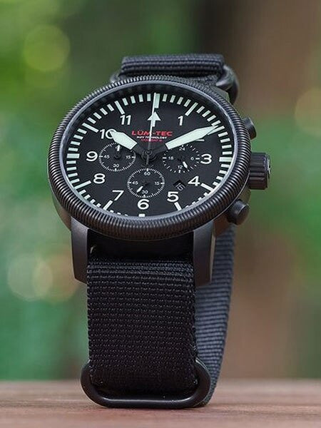 Lum-Tec Combat 42 Chronograph Watch with Double Curved Sapphire Crystal #Combat B42