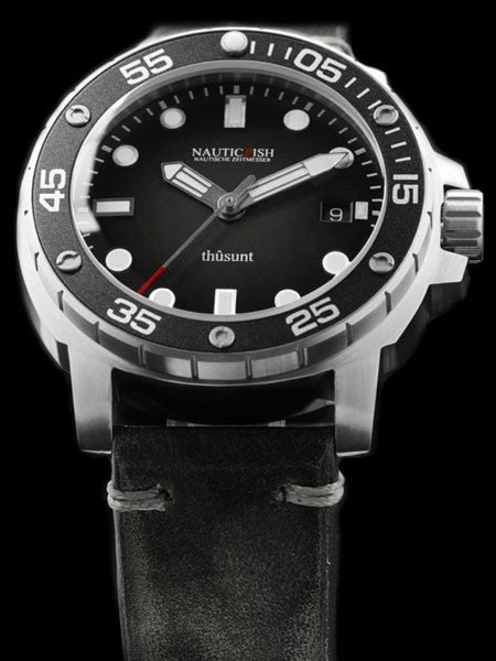 Nauticfish German Made 1000 Meter Automatic Pro Divers Watch with AR Sapphire Crystal #Thusunt-swarz