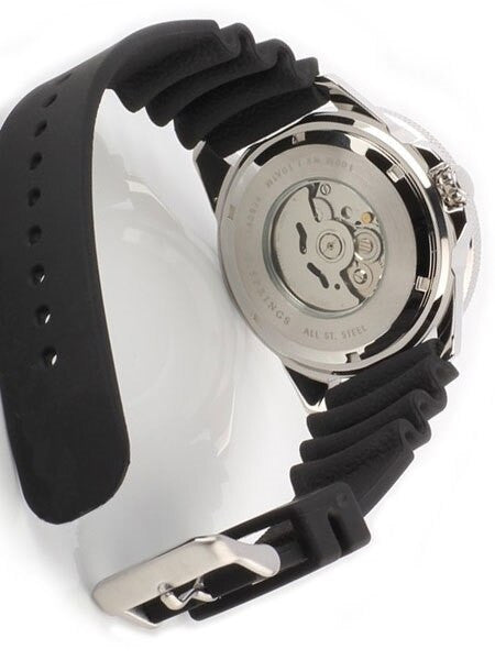 J. Springs Automatic 21-Jewel Sport Dive Watch with Day and Date, Brown Dial #BEB091