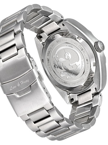 Lew and Huey Orthos Automatic Dive Watch with 42mm SS Case #Orthos-BO