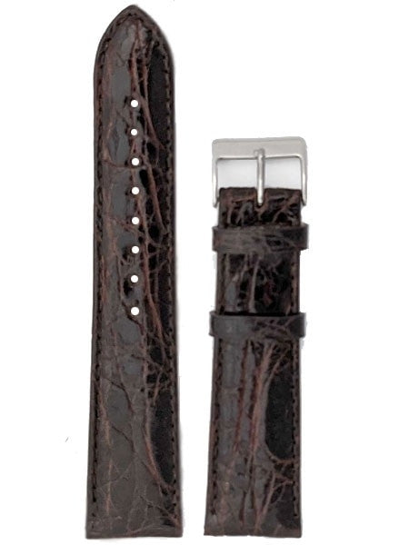 Toscana Brown Genuine Crocodile Watch Strap (fits Orient Bambino) ML-90102 (21mm lug)