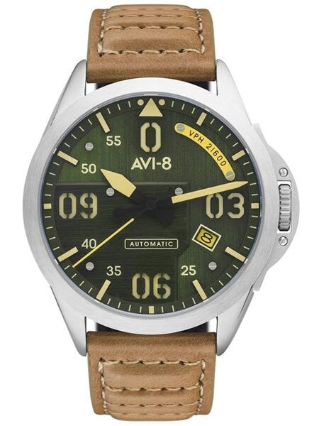 AVI-8 24-Jewel Automatic Bottisham Limited Edition P-51 Mustang #AV-4069-02