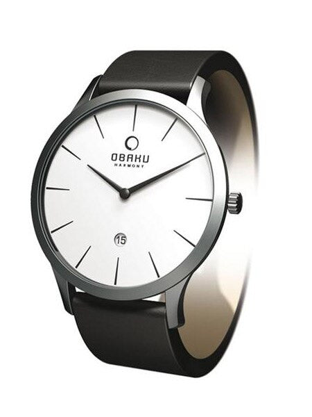 Obaku Harmony Satin Finish Stainless Steel Quartz Watch #V112GCIRB