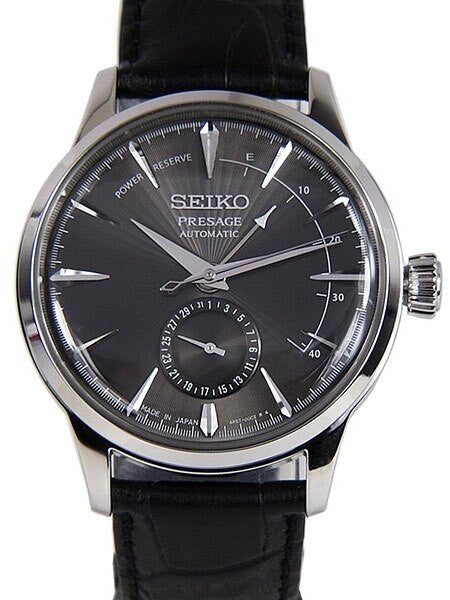 Seiko Presage "Cocktail Time" Automatic Dress Watch with Power Reserve Indicator #SSA345J1