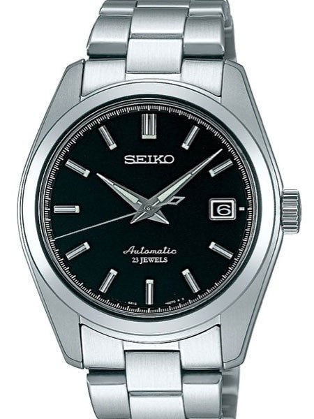 Seiko Black Dial Automatic Dress Watch with 38mm Case, and Sapphire Crystal  #SARB033