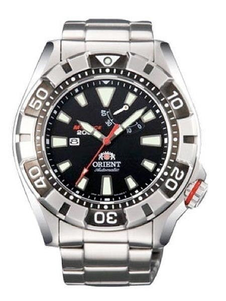 Orient M-Force Automatic Black Dive Watch with Power Reserve Meter #SEL03001B