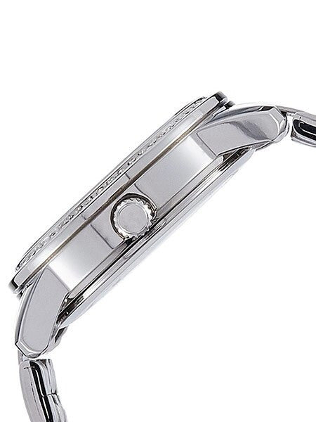 Citizen Ladies Dress Watch with Swarovski Crystals, Radiant Black Dial #EU6030-56E
