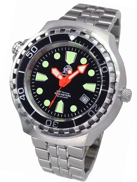Tauchmeister Automatic, 1000m Dive Watch with Helium Release Valve and Sapphire Crystal #T0245M