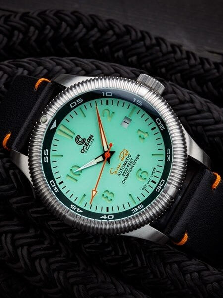 Ocean Crawler Champion Diver Swiss Automatic Watch with AR Sapphire Crystal #CD-231