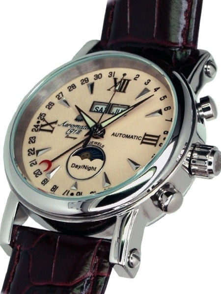 Aeromatic 1912 Automatic Calendar Watch with Day-Night Indicator #A1406