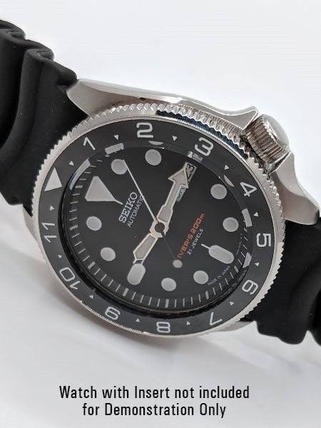 Polished Stainless Steel (Coin Edge) Bezel for Seiko SKX007, SKX009, SKX173, 175, 011, A35 #B01-P