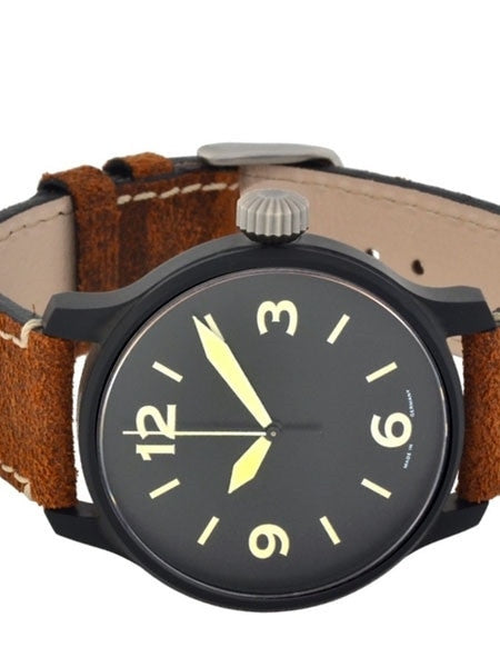 Aristo 42mm Aviator Swiss Automatic Watch with Sapphire Crystal #0H09