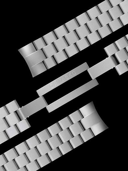 Damasko Ice-Hardened Stainless Steel Bracelet #DC5X-Steel (Curved End, 20mm)