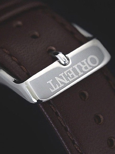 Orient V3 Automatic Dress Watch with White Dial, Applied Silver Hour Markers #ER2400MW