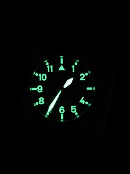 Aristo ME109-G10 Aviator Swiss Automatic Watch with a Coin Edge Case