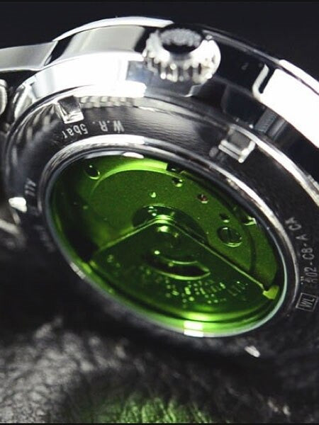 Orient 21-Jewel Automatic Disk Watch with Unique Rotating Hour Hand #ER0200DW