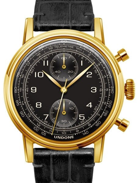 Undone Navi Two-Eye, MechaQuartz Chronograph with 60-Minute Stopwatch #Navi