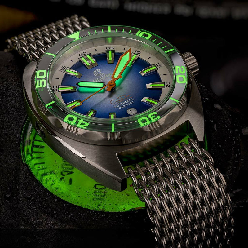 Ocean Crawler Core Diver Swiss Automatic Watch with AR Sapphire Crystal #CD-V3-1321