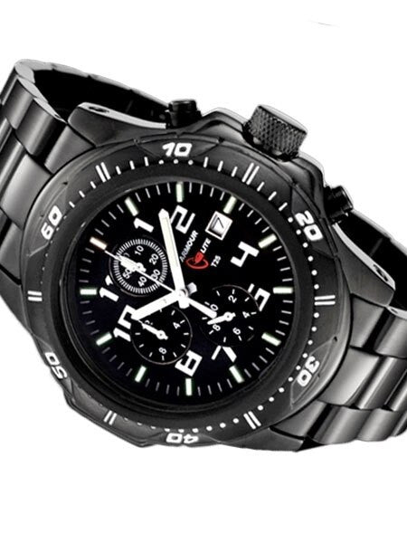 Armourlite Professional Series Chronograph with Tritium Illumination and Shatterproof Crystal #AL45-B