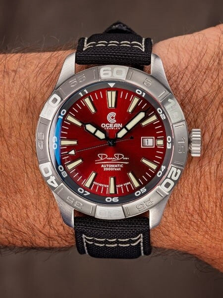 Ocean Crawler Dream Diver Swiss Automatic Watch with Domed AR Sapphire Crystal #CD-720