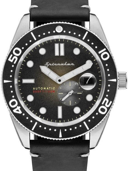 Spinnaker Croft Automatic Sports Watch with 43mm Case and Black Dial #SP-5058-03