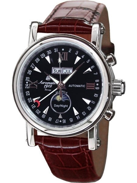 Aeromatic 1912 Automatic Calendar Watch with Day-Night Indicator #A1032B