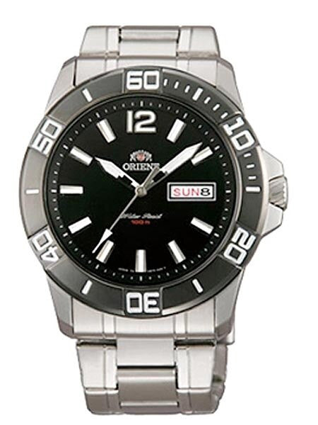 New! Orient Orca Black Bezel and Dial, 21-Jewel Automatic Dive Watch #FEM76001B