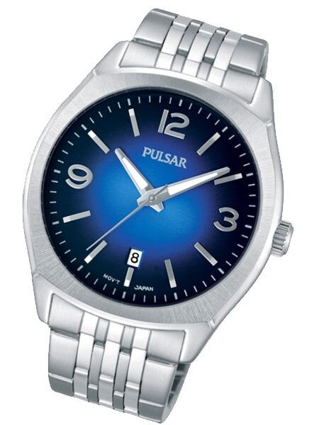 Pulsar Quartz Watch with 42mm Case and Captivating Blue Dial #PS9487